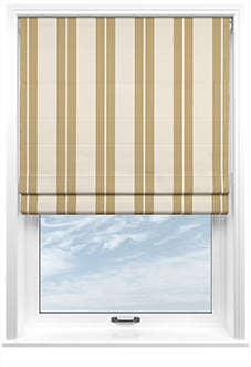 The British Stripe Co. Edward, Derwent No.1 - Roman Blind